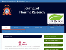 Tablet Screenshot of jprinfo.com